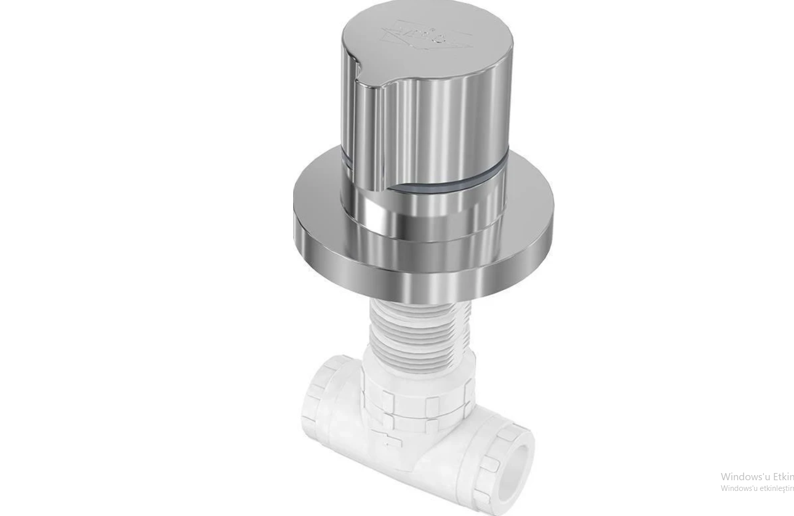 ANKASTRE 20 MM OLUKLU STOP VALF ZAMAK VOLAN PM
